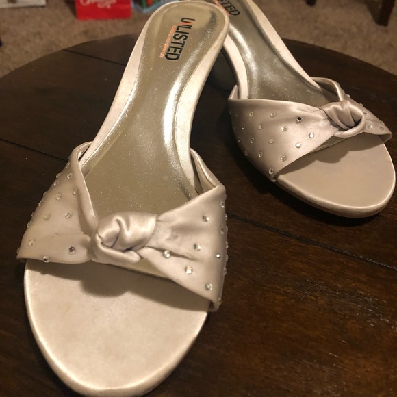 Unlisted Satin Studded Kitten Heel - Picture 6 of 6